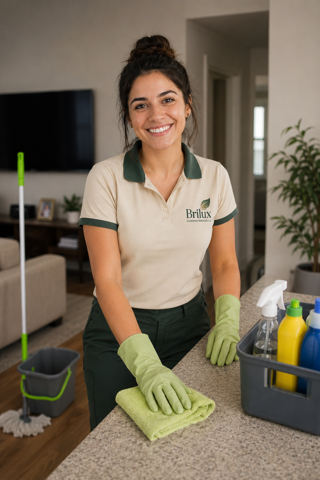 Brilux Cleaning Services founder portrait