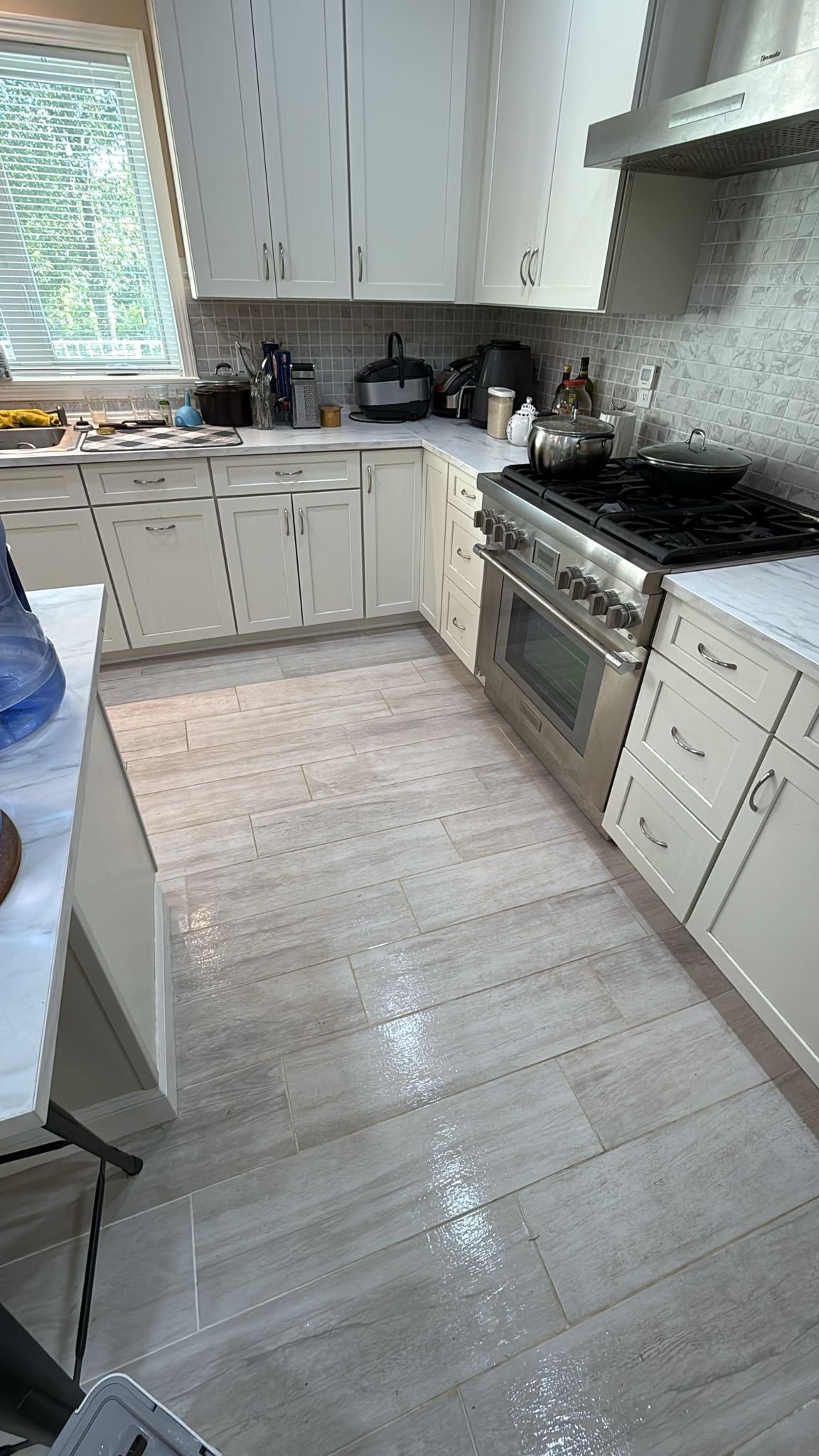 Kitchen reset cleaning project